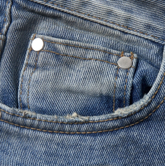 Remake Damage wide pants auskou