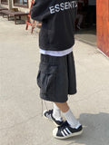 DISCERNMENT's Balloon Cargo Denim Shorts