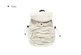 Kume Nylon Shirred Mini Backpack