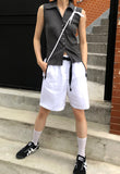PLAIN BUCKLE SHORTS