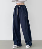 Folding Balloon Wide Banding Training Pants