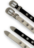 Ratton Crack Long Eyelet Leather Belt
