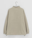 [unisex] Baldeto Brushed Color Matching Fleece Sweatshirt