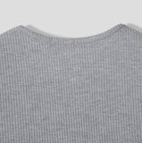 Rivet Pocket Ribbed Sleeveless