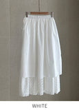 [Two Piece] Hueri Punching Blouse Long Skirt