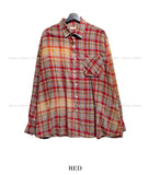 Raf Washed Over Check Shirt