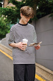 Heavy Overfit Border Short Sleeve T-shirt