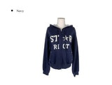 Burts Star Color Matching Hood Zip-Up