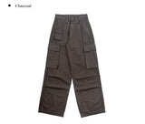 Beto Pocket Cargo Wide Cotton Pants