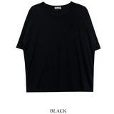 [MADE] Silket U-neck shorts-sleeve T