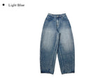 Sone Vintage Washing Wide Denim Pants