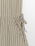 Newkitter Stripe Layered Sleeveless Long One Piece