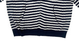Groo Punching Stripe Knit Hood Zip-Up
