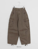 Lilpon Cargo Wide Balloon Pants