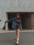Into Gradient Washing Denim Shirt