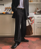 Linnies Boucle Wide Leg Slacks