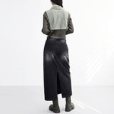 Hoppen Layered Denim Shirt