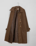 Koishi quilted collar duffel long coat