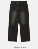 Quarty twisted incision denim