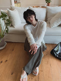 Boring Summer V-neck Knit
