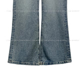 Penny brush washed bootcut denim