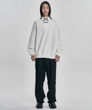 Raglan High Neck Arch Logo Sweatshirt
