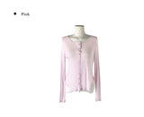 Robo Tencel See-through Snap Cardigan
