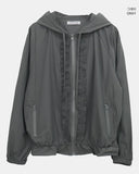 [MADE] Lunin Frill String Hooded Windbreaker Jacket