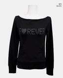 Baru Forever Off-Shoulder Sweatshirt