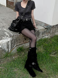 Damage cotton short pt