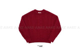 (WOOL) HEAVY CABLE KNIT