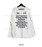 Oz Lettering Loose-Fit Long Sleeve