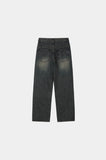 Greece vintage washed denim pants