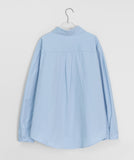 Covendi Shoulder Pintuck Cotton Over Shirt