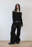 Dio strap cotton pants