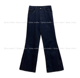Herries Flare Raw Denim Pants