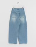 Hirushi Washing Wide Denim Pants