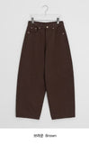 Havane Cotton Balloon Wide Brushed Pants