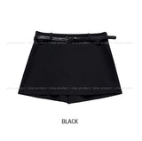 Teti Slit Layered Skirt-Pants
