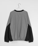 Migo Lettering Raglan Over Sweatshirt