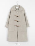Ohane Wool Collar Duffel Long Coat - Wool 50