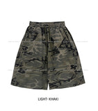 Military Snap Wide Bermuda Pants