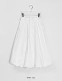 Deloin Pintuck Banding Balloon Long Skirt