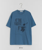 Hyobbit Printing Over Short Sleeve Tee