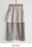 Belize Wool H-line Long Skirt