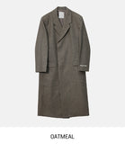 [wool80%] Mori Maxi Wool Hidden Coat