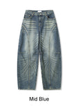 Lati Washing Dart Denim Pants