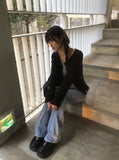 Juron Flower Punching Cardigan