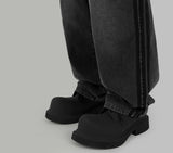 Taping line balloon jeans