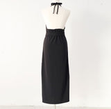 Coverly Halter Belt Bustier Span One Piece